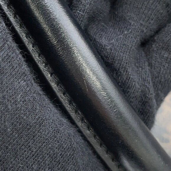 CELINE Triomphe Vertical Cabas Tote PVC/Leather Black 190972 - Picture 4 of 14